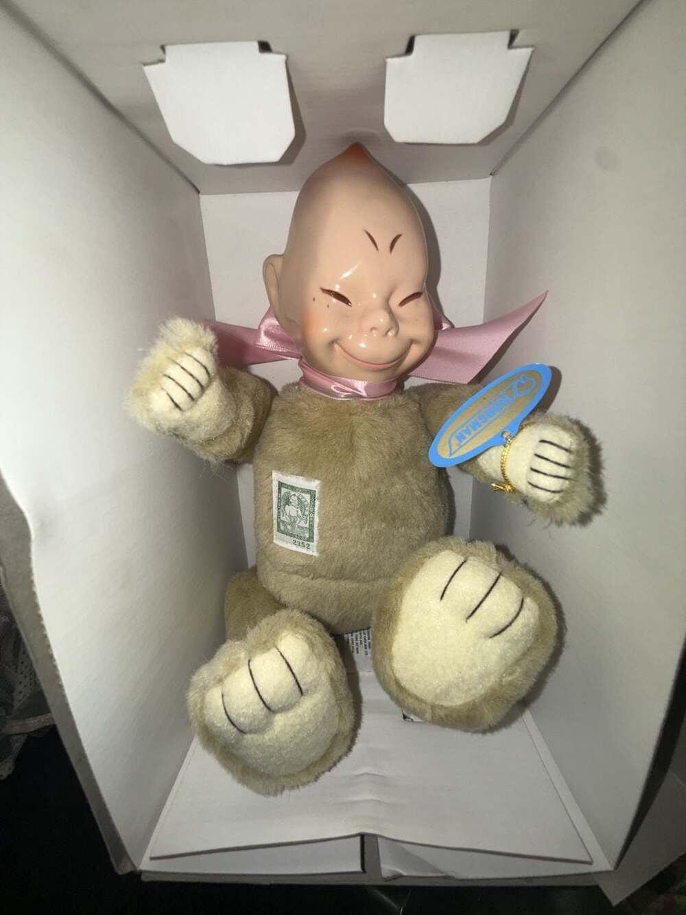 Vintage Horsman Billiken Plush Jointed Doll in Original Box